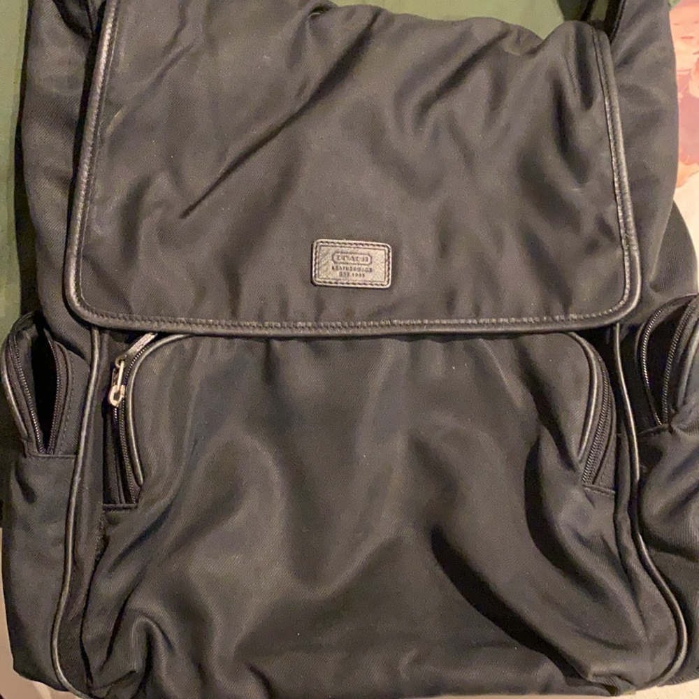 Coach backpack with laptop sleeve